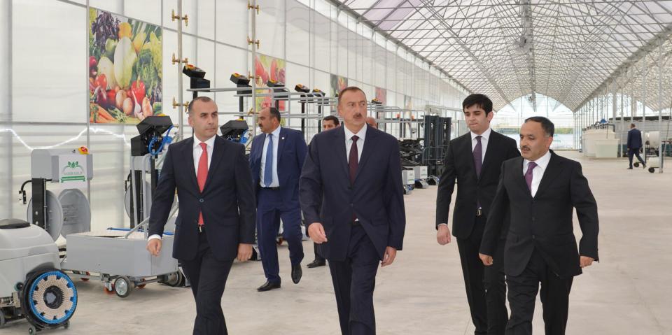 Visit of Ilham Aliyev to Sabirabad, Saatli and Agjabadi