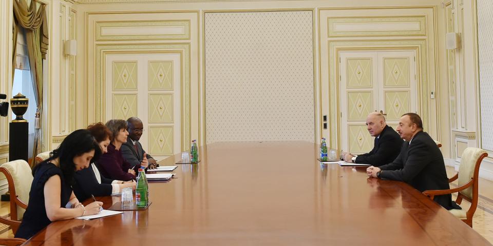 Ilham Aliyev received a delegation led by the World Bank Vice President