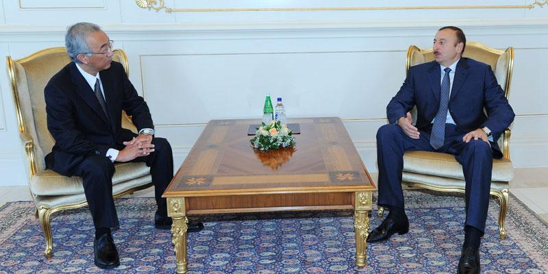 Ilham Aliyev received the credentials of the newly appointed ambassador of Japan to Azerbaijan