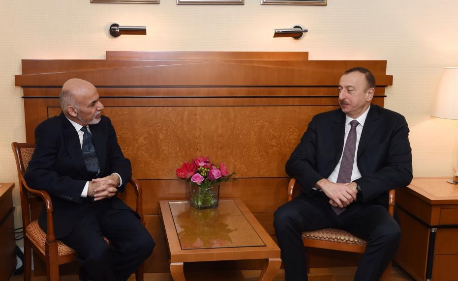 Ilham Aliyev met with President of Afghanistan Mohammad Ashraf Ghani