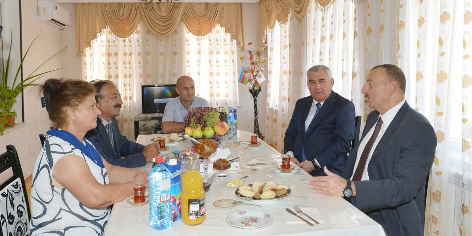 Visit of Ilham Aliyev to the regions of Beylagan and Fizuli