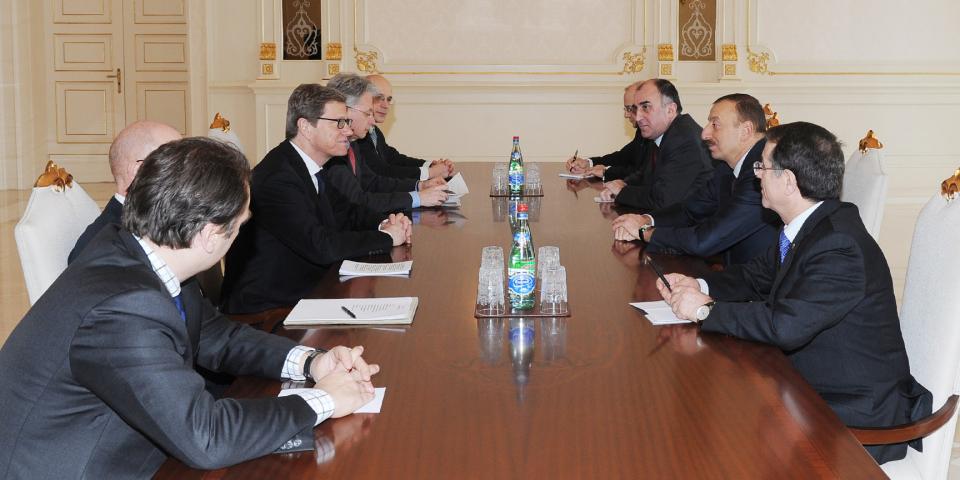 Ilham Aliyev received German Foreign Minister