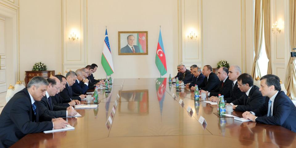 Presidents of Azerbaijan and Uzbekistan held a meeting in an expanded format