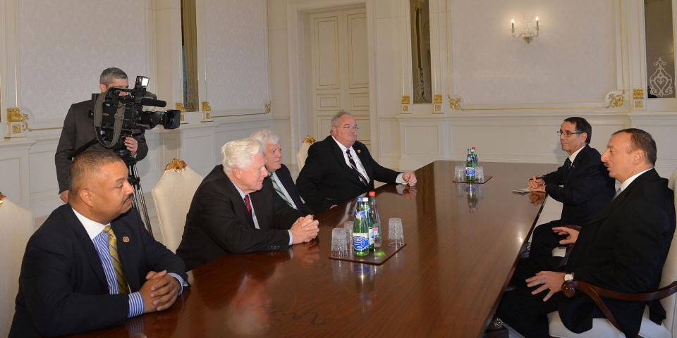 Ilham Aliyev received a delegation of US congressmen