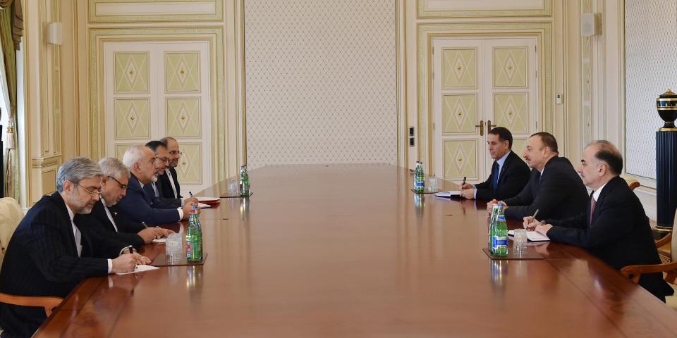 Ilham Aliyev received a delegation led by the Foreign Minister of Iran