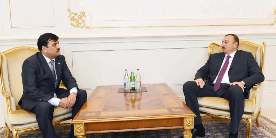 Ilham Aliyev accepted the credentials of a newly appointed Ambassador of Tajikistan to Azerbaijan