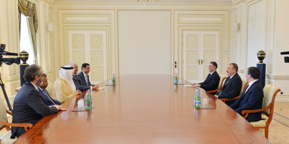 Ilham Aliyev received a delegation led by the Secretary General of the Gulf Cooperation Council