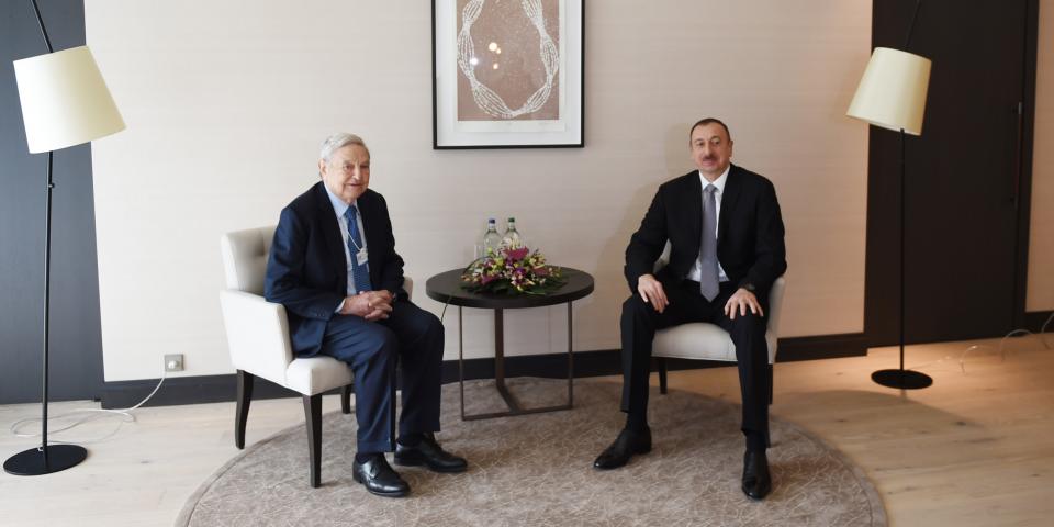 Ilham Aliyev met founder of the Soros Foundation George Soros