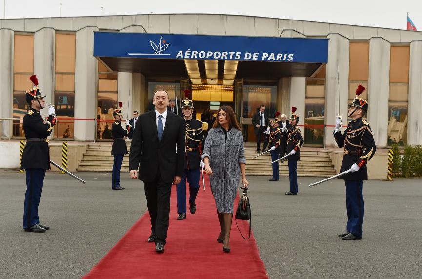 Ilham Aliyev’s working visit to France ended