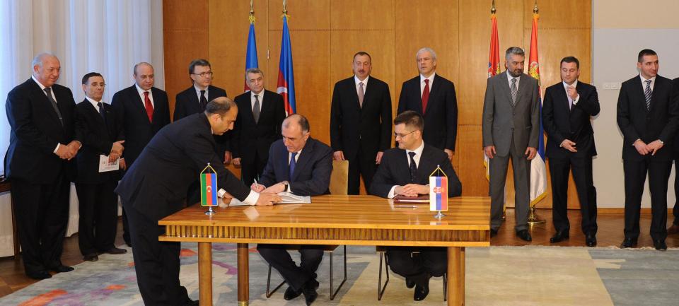 Azerbaijani-Serbian documents were signed