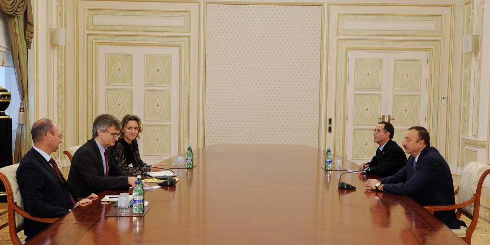 Ilham Aliyev received the EU Special Representative for South Caucasus, Peter Semneby