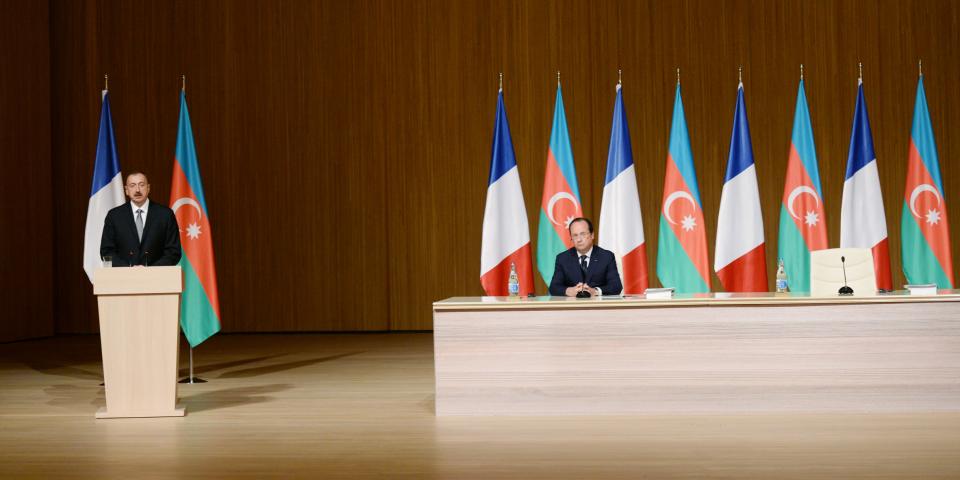 Speech by Ilham Aliyev at the Azerbaijani-French Business Forum