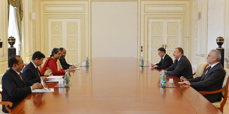 Ilham Aliyev received a delegation led by Minister of Foreign Affairs of Bangladesh Dipu Moni