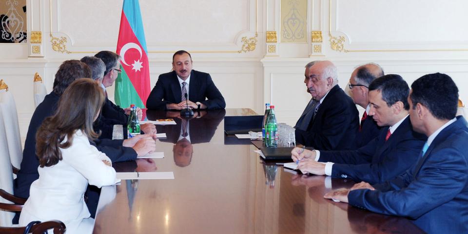 Ilham Aliyev received a delegation led by the Vice-President of Total, Michael Borrell