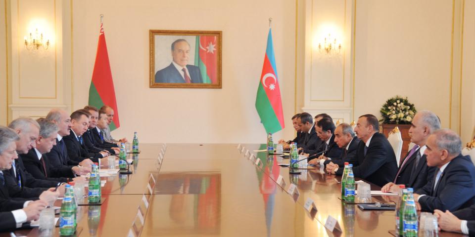 The Presidents of Azerbaijan and Belarus had an expanded meeting