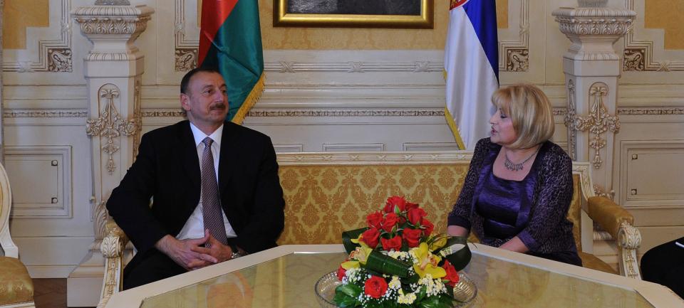 Ilham Aliyev met with President of the National Assembly of the Republic of Serbia Slavica Dukic Dejanovic