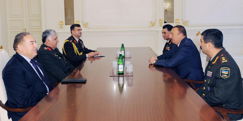 Ilham Aliyev received Turkish Gendarmerie Commander, General Necdet Ozel