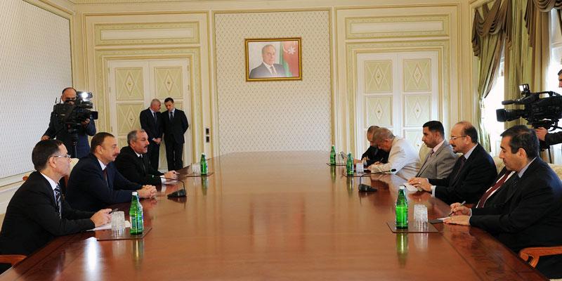 Ilham Aliyev received Safa Al-Deen Mohammed Al-Safi, Trade Minister of Iraq