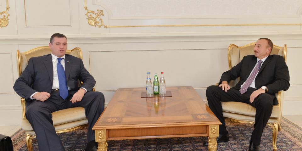 Ilham Aliyev received the head of the CIS mission to observe presidential elections in Azerbaijan, Leonid Slutskiy