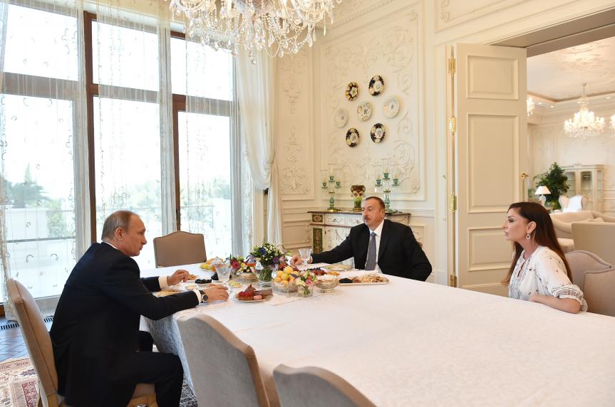 Ilham Aliyev met with Russian President Vladimir Putin