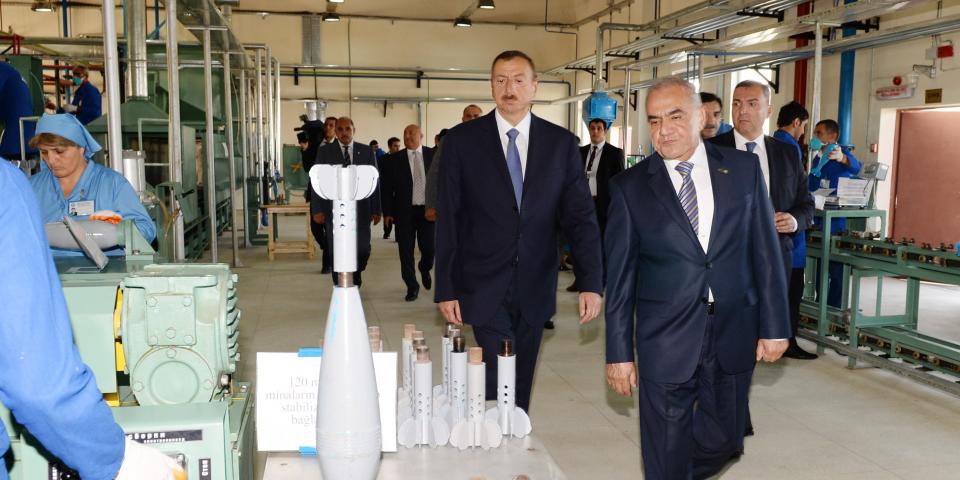 Visit of Ilham Aliyev to Shirvan