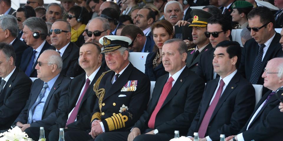 Ilham Aliyev attended a ceremony marking the Centennial of Canakkale Victory