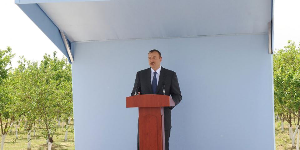 Speech by Ilham Aliyev at the opening of the Nakhchivan Autonomous Republic-Julfa highway