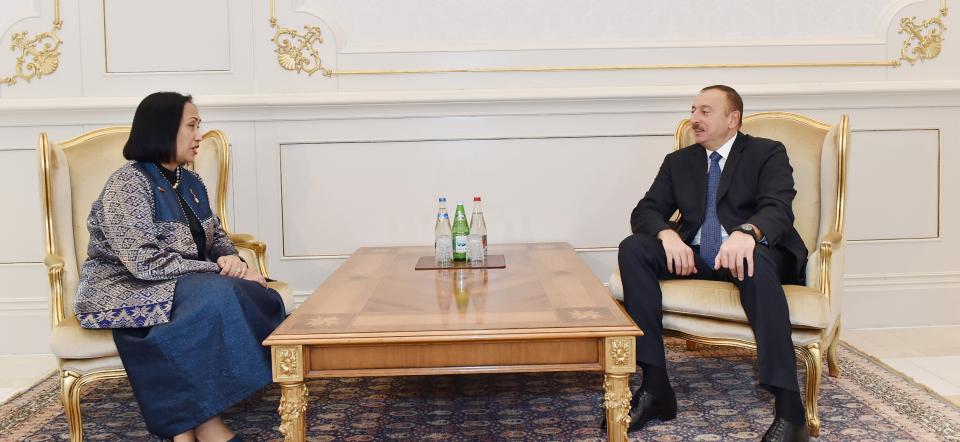 Ilham Aliyev received the credentials of the newly-appointed Philippine Ambassador