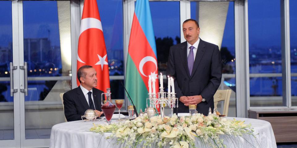 An official reception was hosted in honor of Turkish Prime Minister Recep Tayyip Erdogan