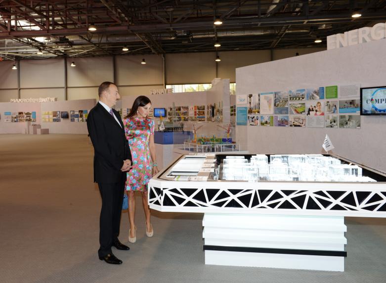 Ilham Aliyev reviewed the exhibition called "Azerbaijan over 10 years. Socioeconomic development: implementation of state programs"