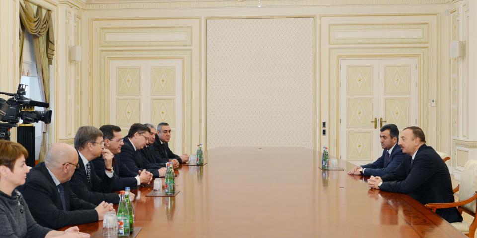 Ilham Aliyev received a delegation led by the governor of Astrakhan region of the Russian Federation