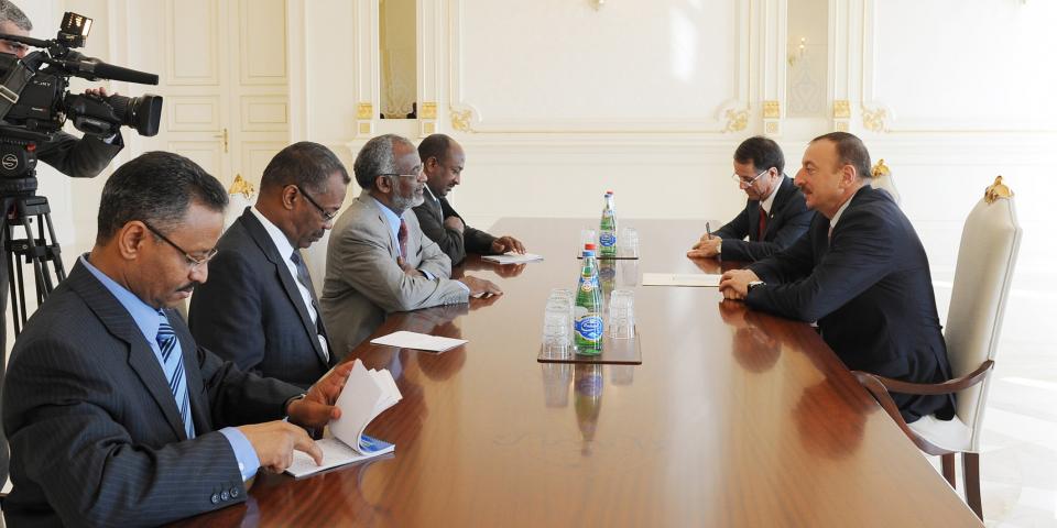 Ilham Aliyev received a delegation led by Foreign Minister of Sudan Ali Ahmed Karti