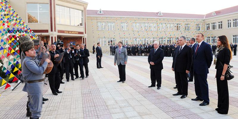 Visit of Ilham Aliyev to the regions of Yevlakh, Fizuli and Agdam