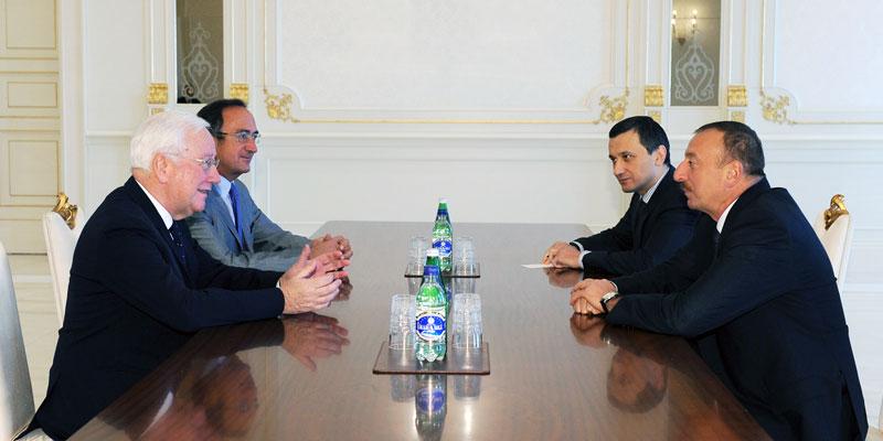 Ilham Aliyev received Chairman of the Board of Directors and the CEO of Euronews TV Channel