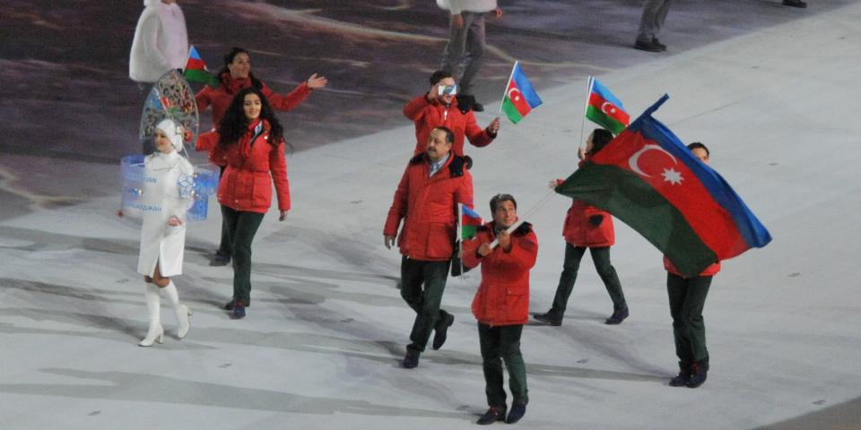 Ilham Aliyev attended the opening ceremony of the XXII Winter Olympic Games