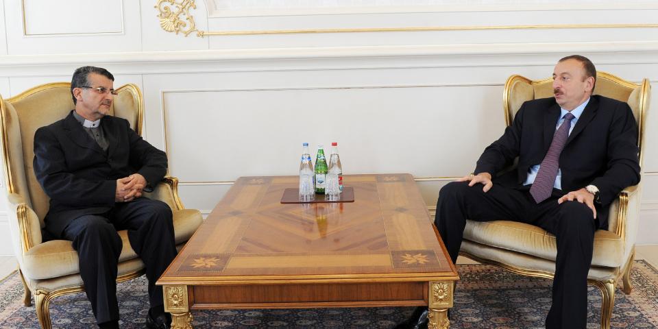 Ilham Aliyev received the outgoing Iranian Ambassador at the end of his diplomatic mission in Azerbaijan