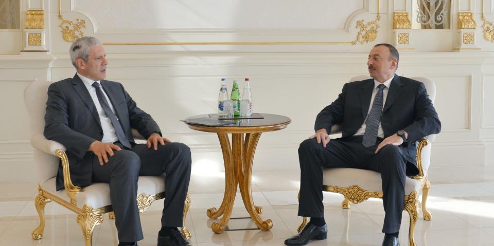 Ilham Aliyev received former Serbian President Boris Tadic