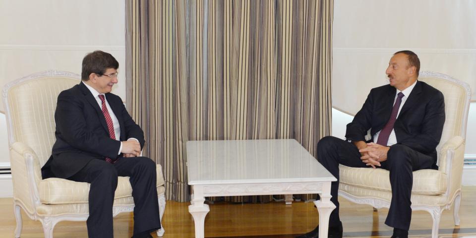 Ilham Aliyev received Minister of Foreign Affairs of Turkey Ahmet Davutoglu