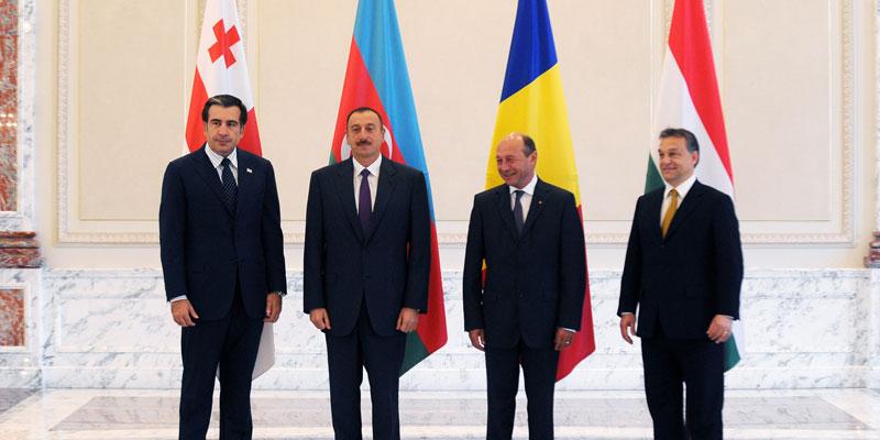 Meeting held between the heads of state and government of Azerbaijan, Georgia, Romania and Hungary