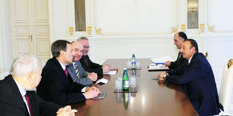 Ilham Aliyev received the OSCE Minsk Group Co-chairs and the Personal Representative of the OSCE Chair-in-Office