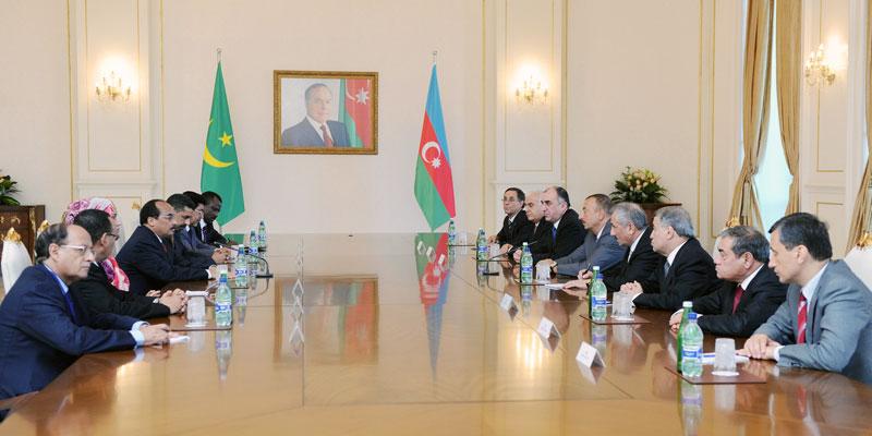 Presidents of Azerbaijan and Mauritania held talks in an expanded format