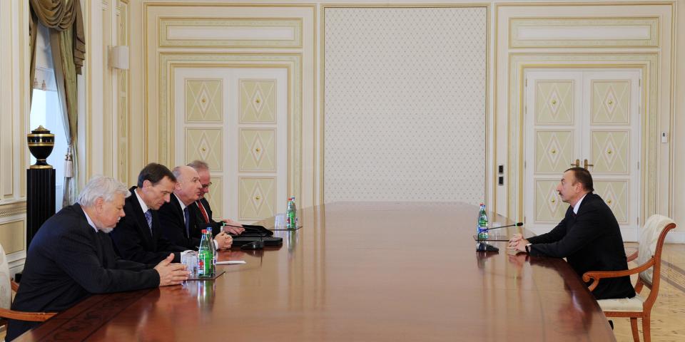 Ilham Aliyev received the co-chairs of the OSCE Minsk Group and the special representative of the OSCE chairman-in-office