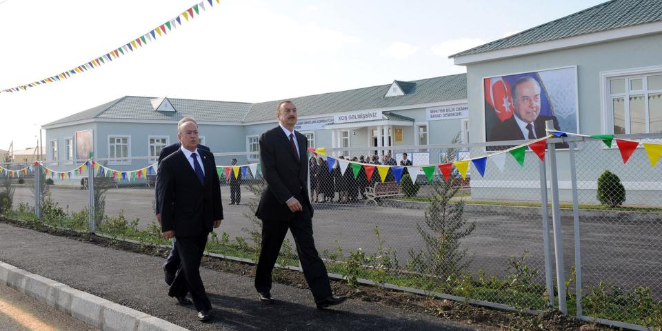 Ilham Aliyev participated in inauguration of new houses built in Imishli region