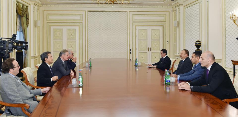 Ilham Aliyev received a delegation led by member of the National Assembly of France Jean-Francois Mancel