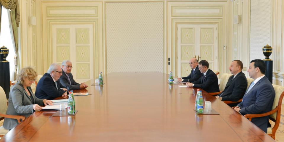 Ilham Aliyev received the co-rapporteurs of the Monitoring Committee of the Parliamentary Assembly of the Council of Europe