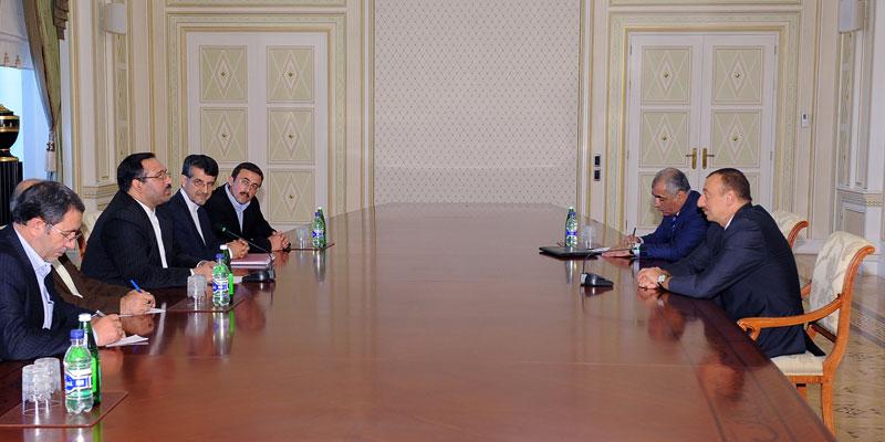 Ilham Aliyev received Economy and Finance Minister of Iran