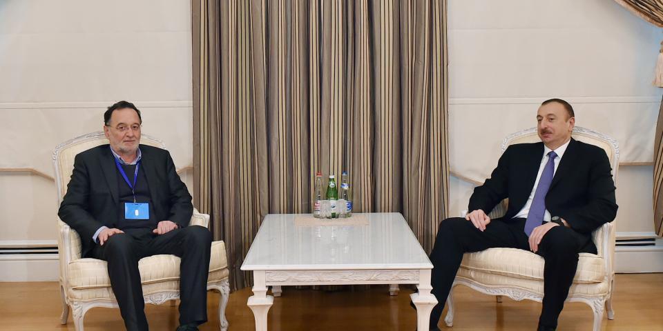 Ilham Aliyev received the Greek Minister of Productive Reconstruction, Environment and Energy