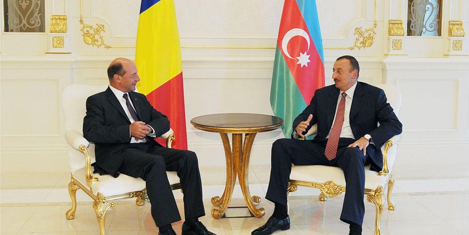 Ilham Aliyev met with President of Romania Traian Basescu