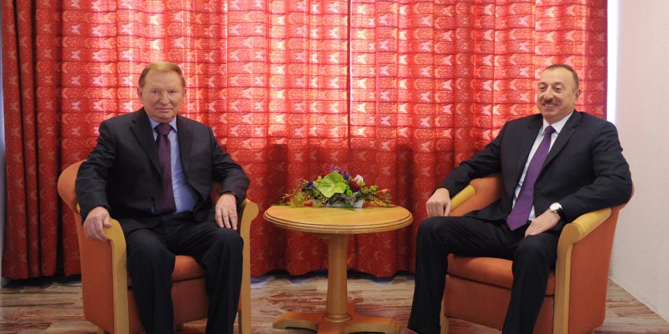 Ilham Aliyev met with former President of Ukraine Leonid Kuchma