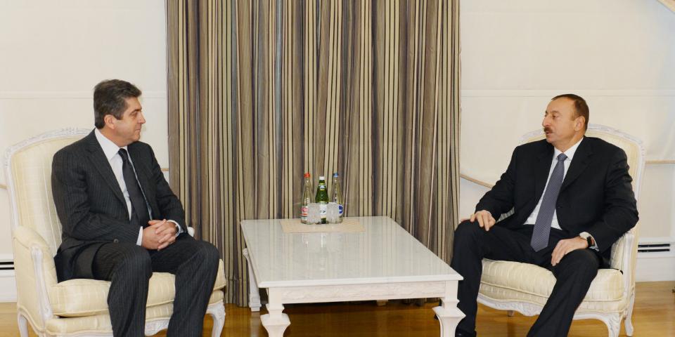 Ilham Aliyev received former President of Bulgaria Georgi Parvanov